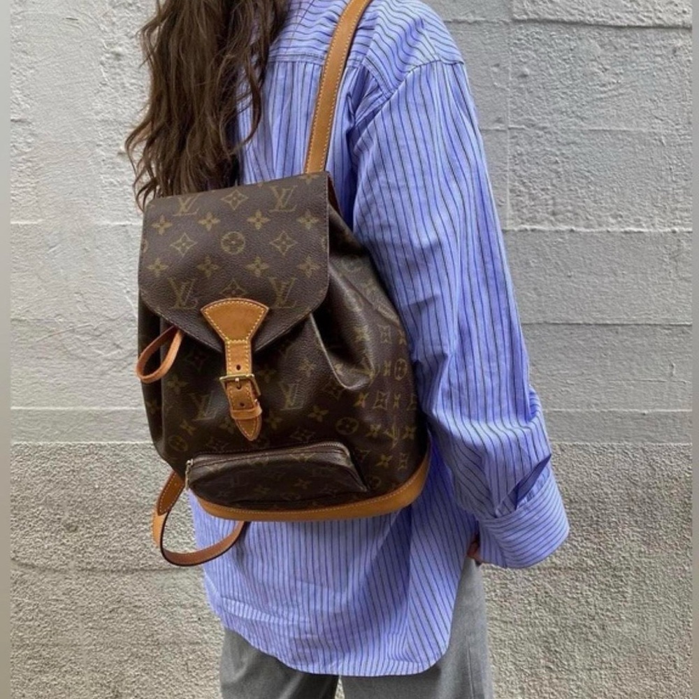 Louis Vuitton Vintage Monogram MM Montsouris Backpack Louis Vuitton Authentic